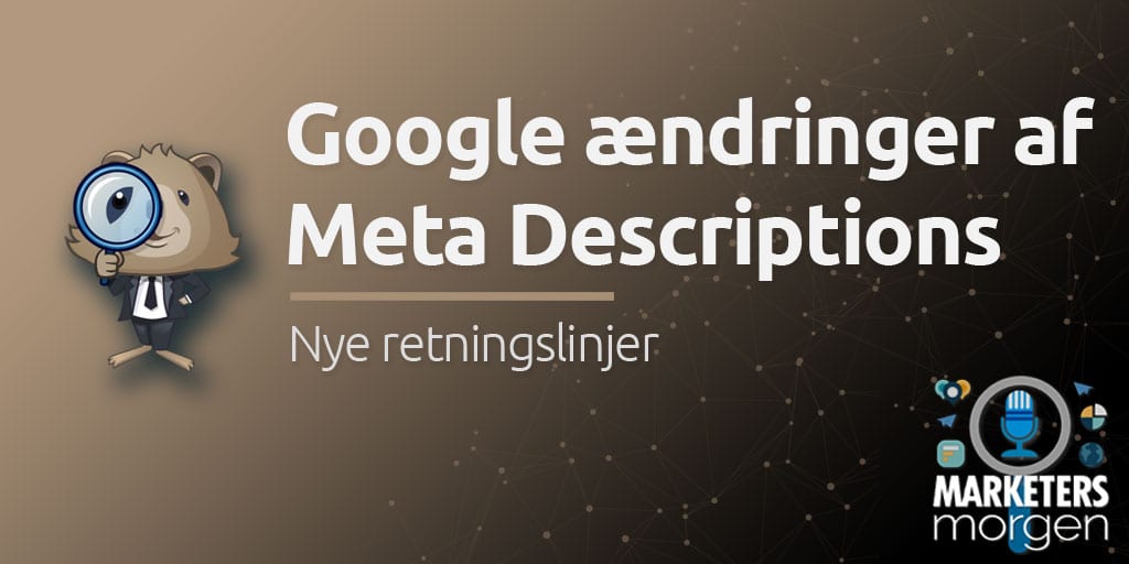 Google ændringer af Meta Descriptions