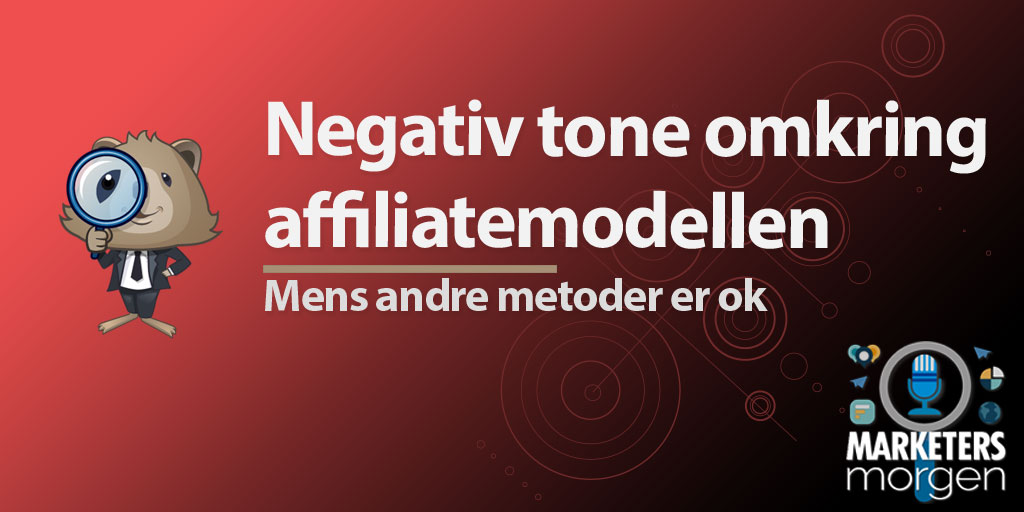 Negativ tone omkring affiliatemodellen