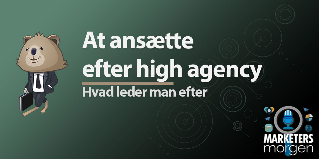 At ansætte efter high agency